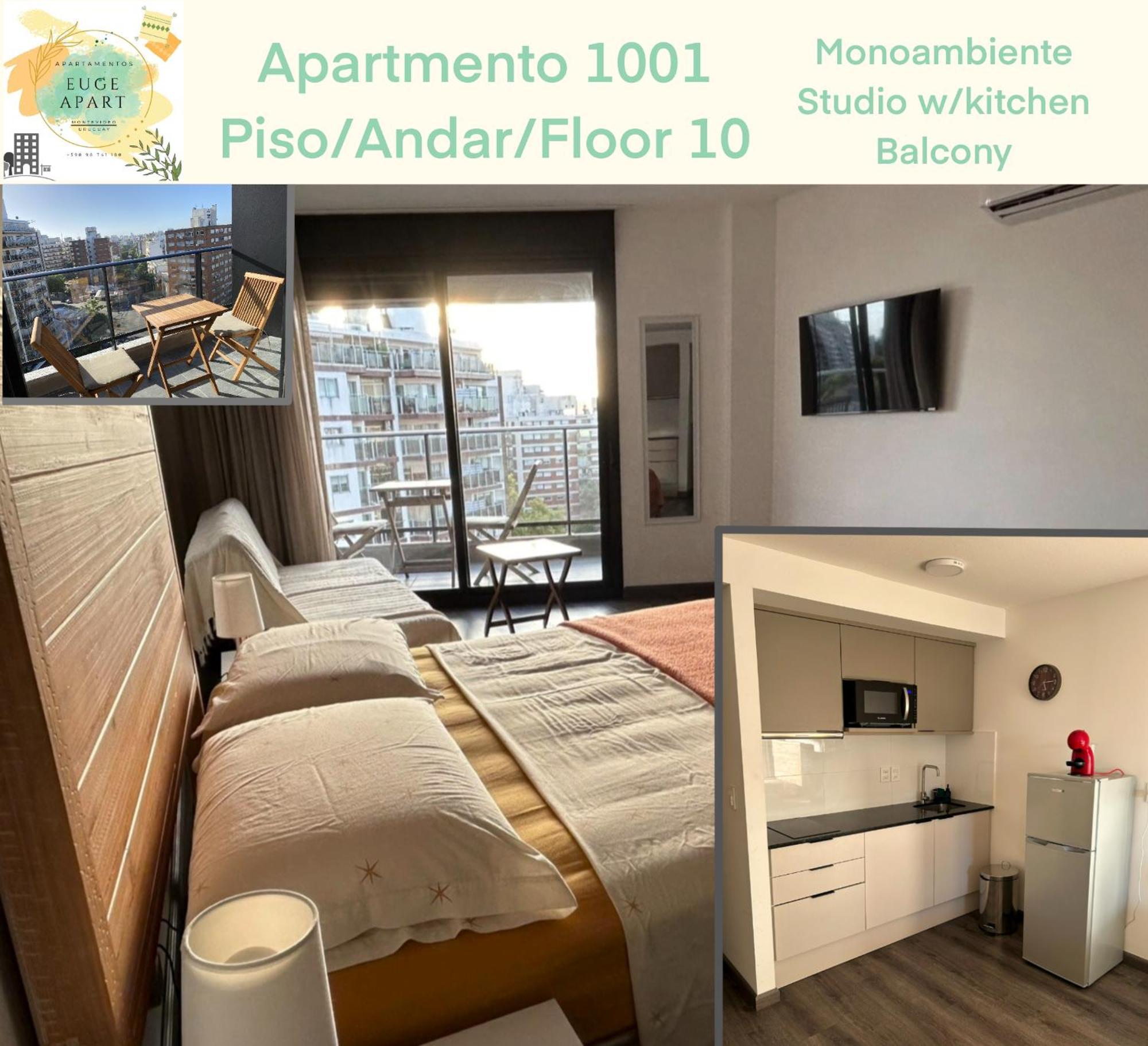 Amplio y nuevo con excelente ubicación y vista Apartamento Montevidéu Exterior foto