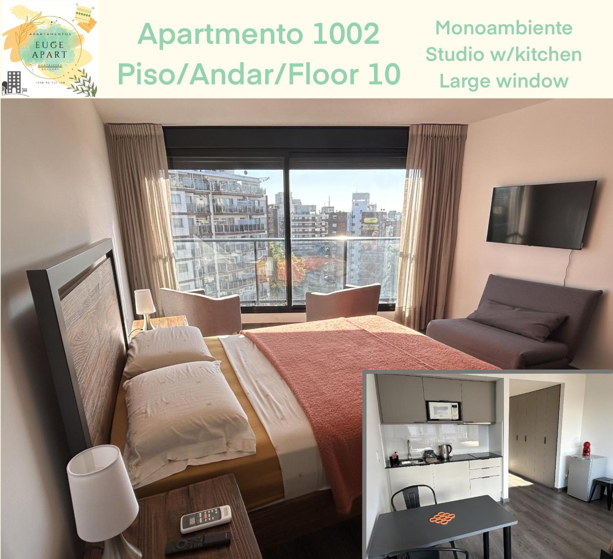 Amplio y nuevo con excelente ubicación y vista Apartamento Montevidéu Exterior foto